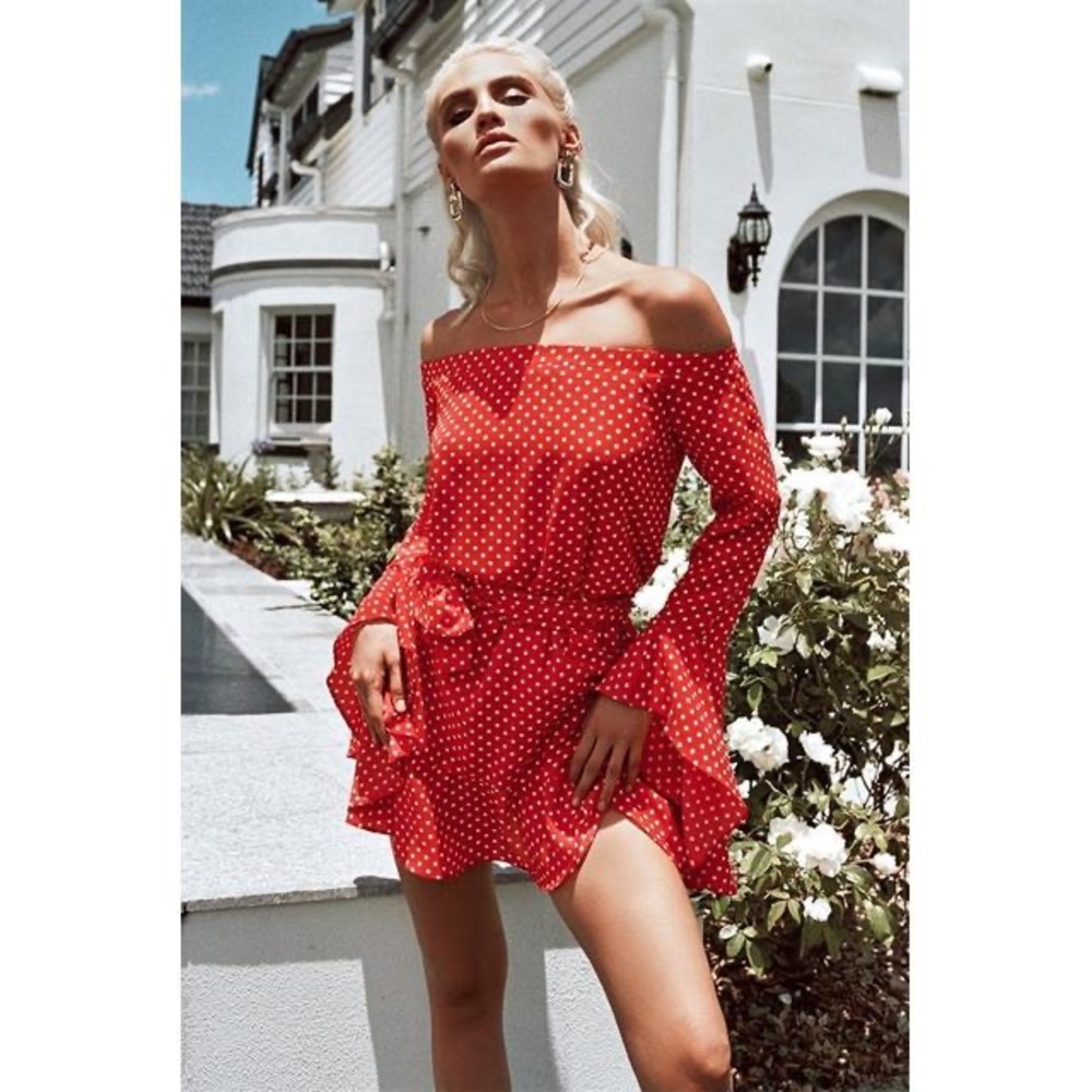 Sabo skirt Dotti Off Shoulder Dress size medium
